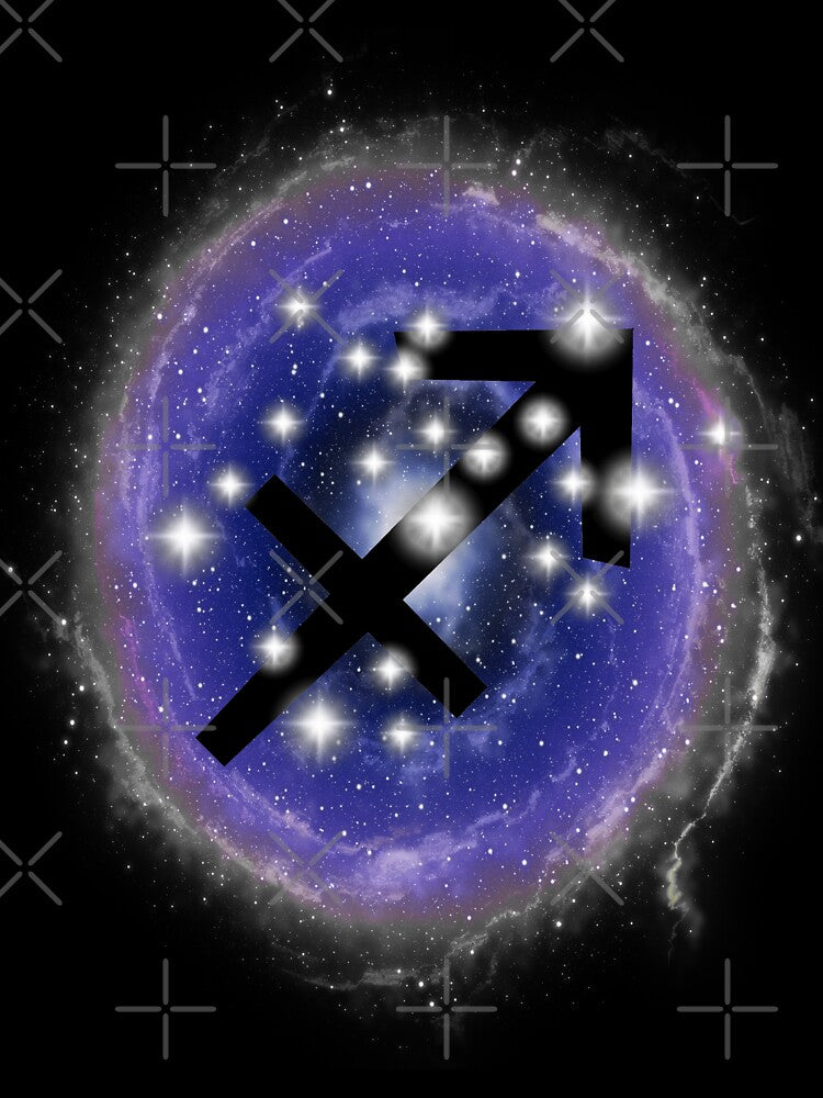 Sagittarius Zodiac Sign Stars Constellation by Garaga