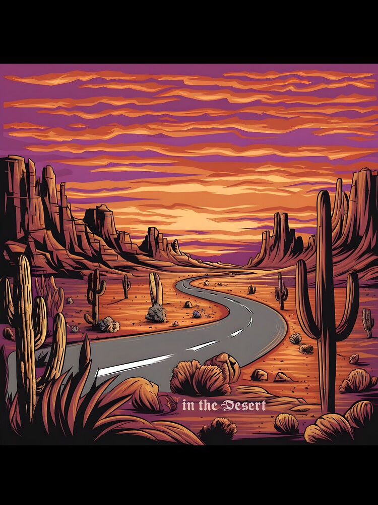 Desert Road Trip by ArtFlow Creations