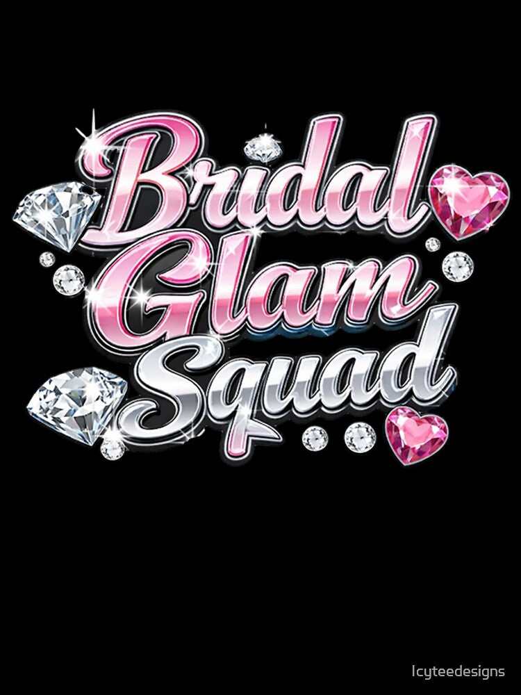 Bridal Glam Squad Bachelorette Party Design by Icyteedesigns
