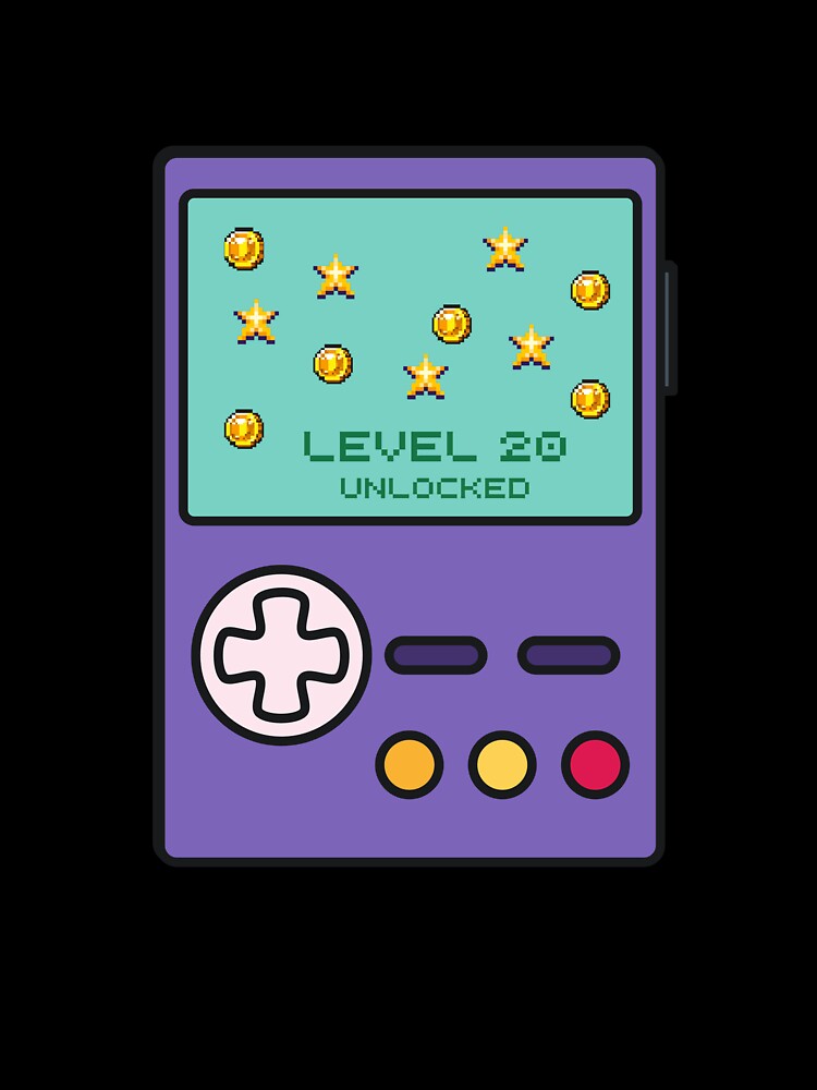 Level 20 Unlocked – Gamer Birthday Gift – 20th Birthday Gaming by Printlab_design