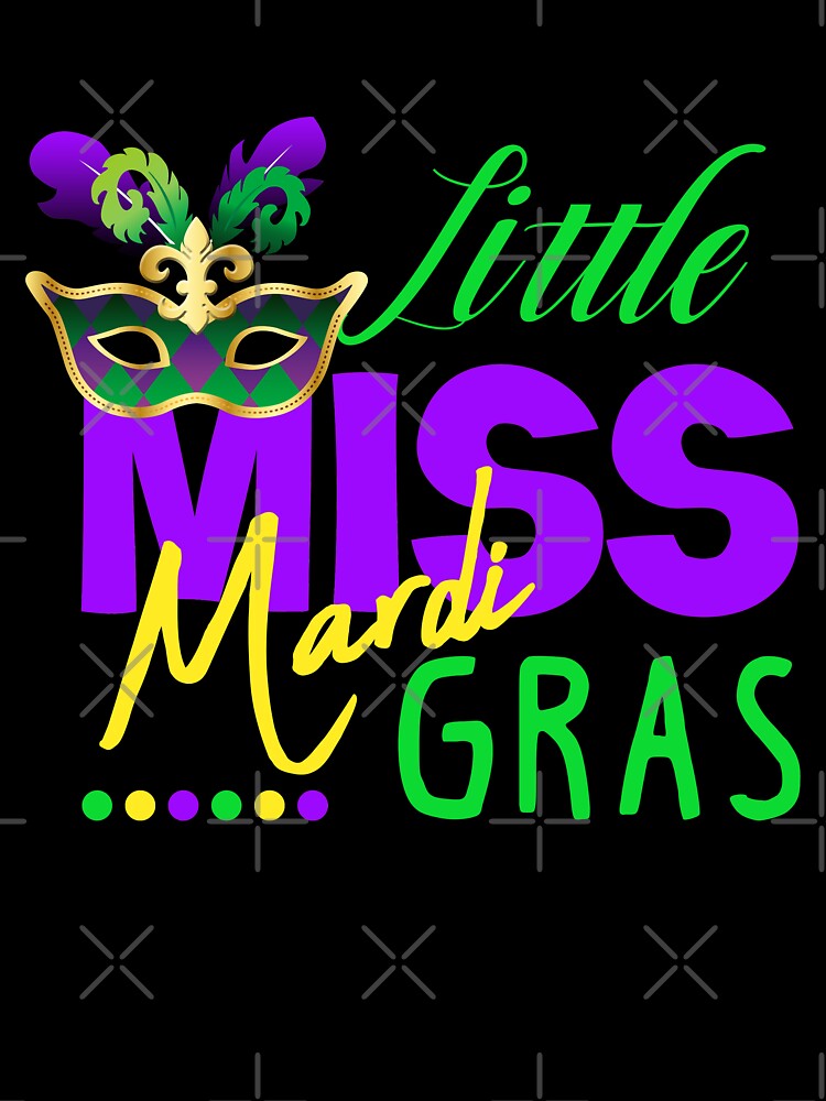 Little Miss Mardi Gras by PopArtDesigns