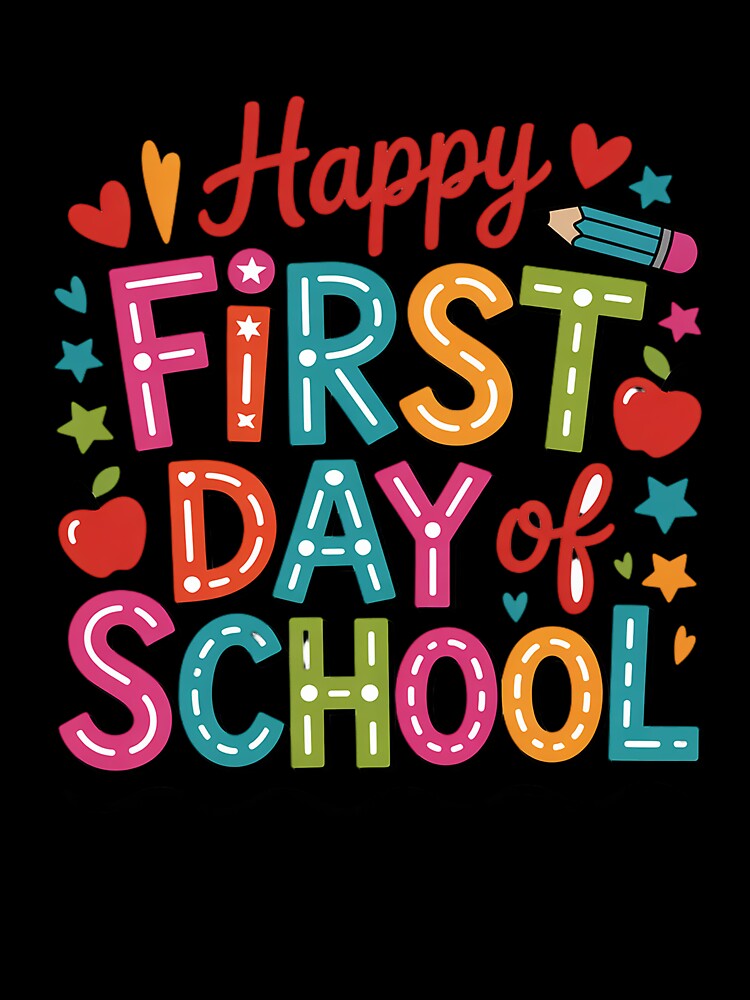 Happy First Day Of School Teacher Kids Back to School by grounabslaninal