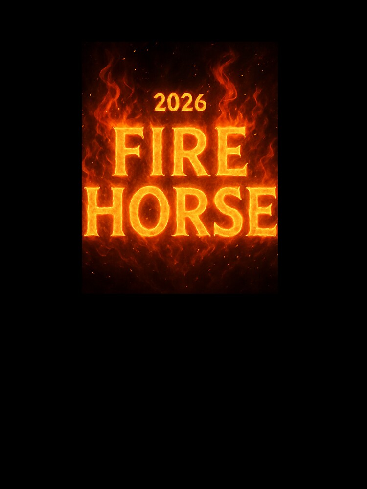 Year of the Fire Horse 2026 - Chinese Zodiac Lunar New Year by Gilded Zodiac