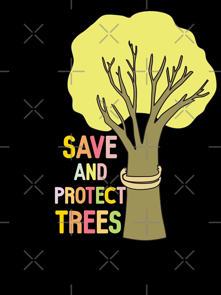 Environment slogan Save and Protect trees by Innet