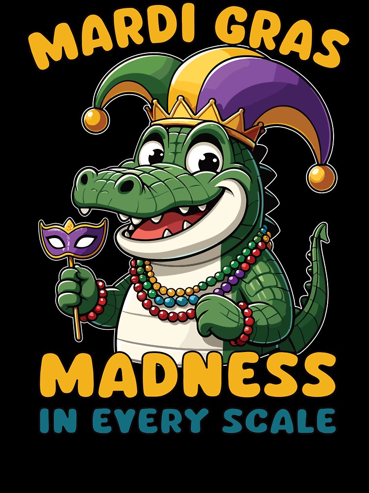 Mardi Gras Crocodile Masquerade Lover by Thomas Remmers