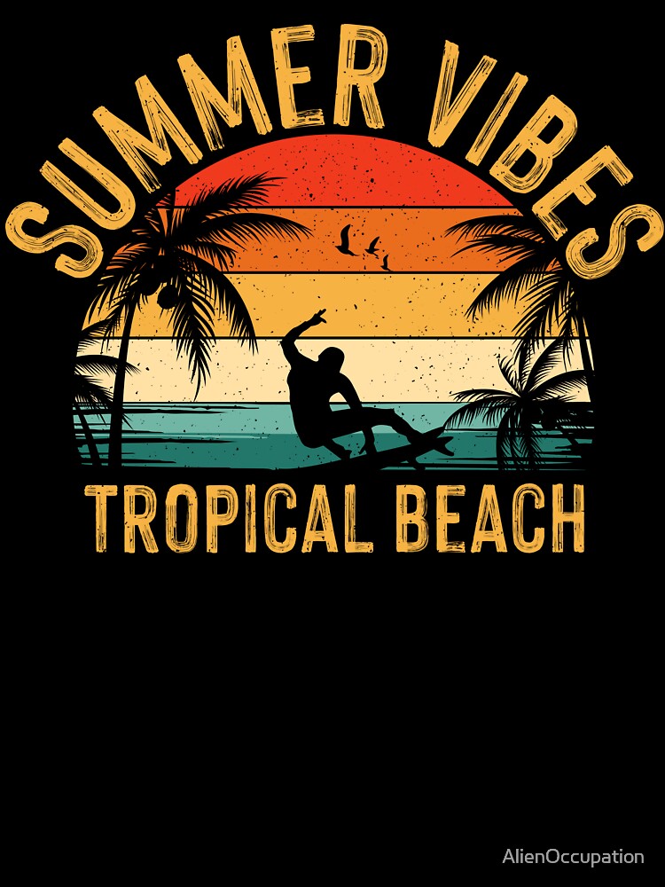 Colorful Summer Vibes Tropical Beach by AlienOccupation
