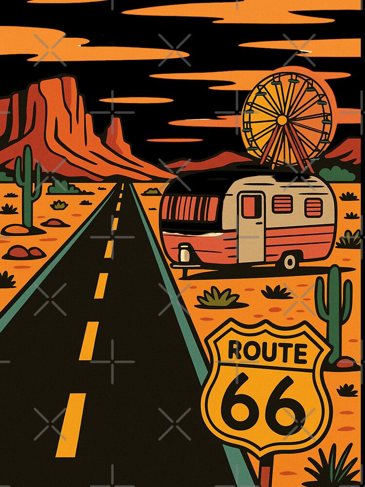 Route 66 Desert Vibes by M-ormin