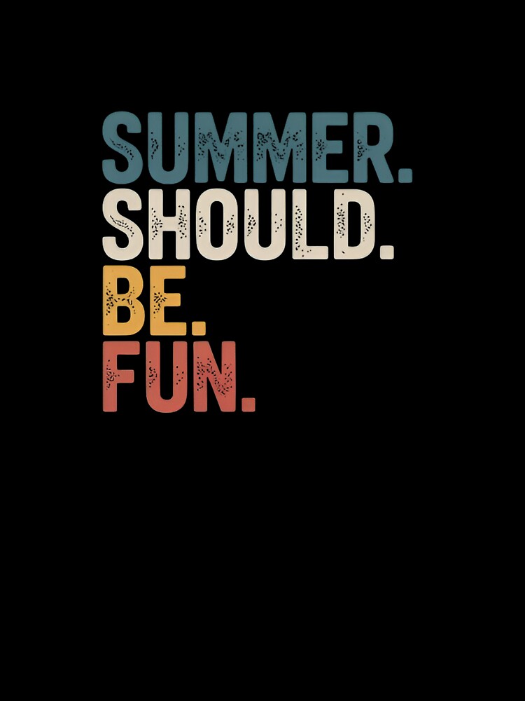 Summer Should Be Fun Vintage Beach Vacation by Zizo-DR44