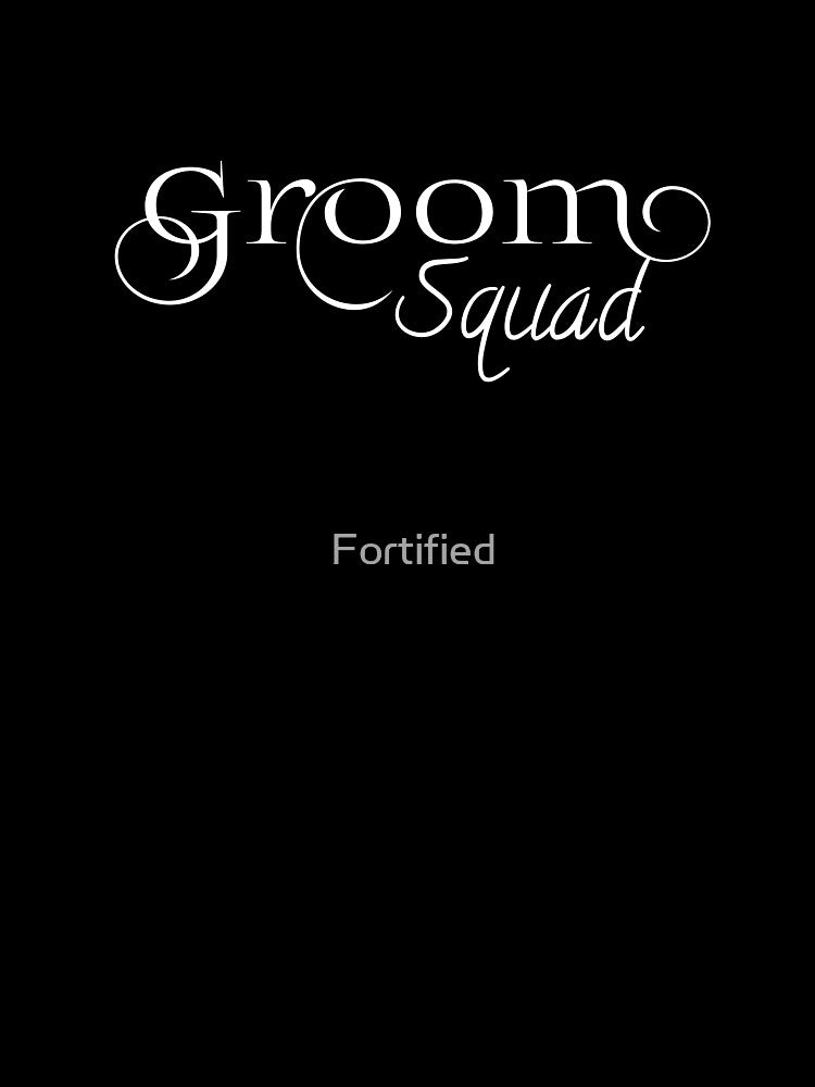 Find your thing - groom squad wedding gift by Fortified