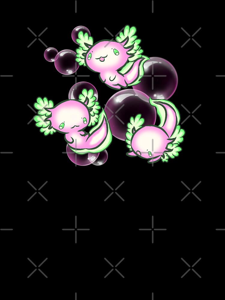 Kawaii Cute Aesthetic Happy Pastel Axolotl 2 by NicholiCosplay