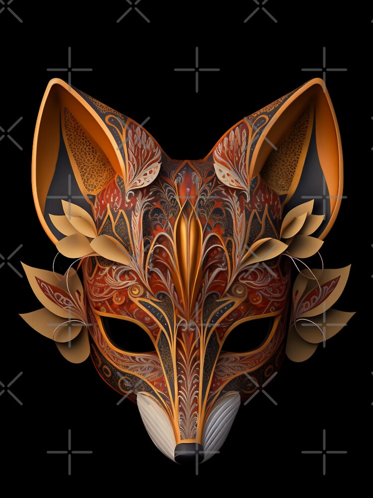 Fox carnival mask by GorinART