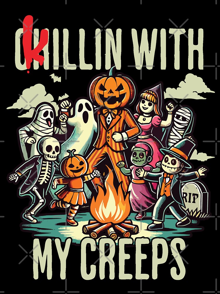 Killin With My Creeps Halloween Fun by LuminOrb