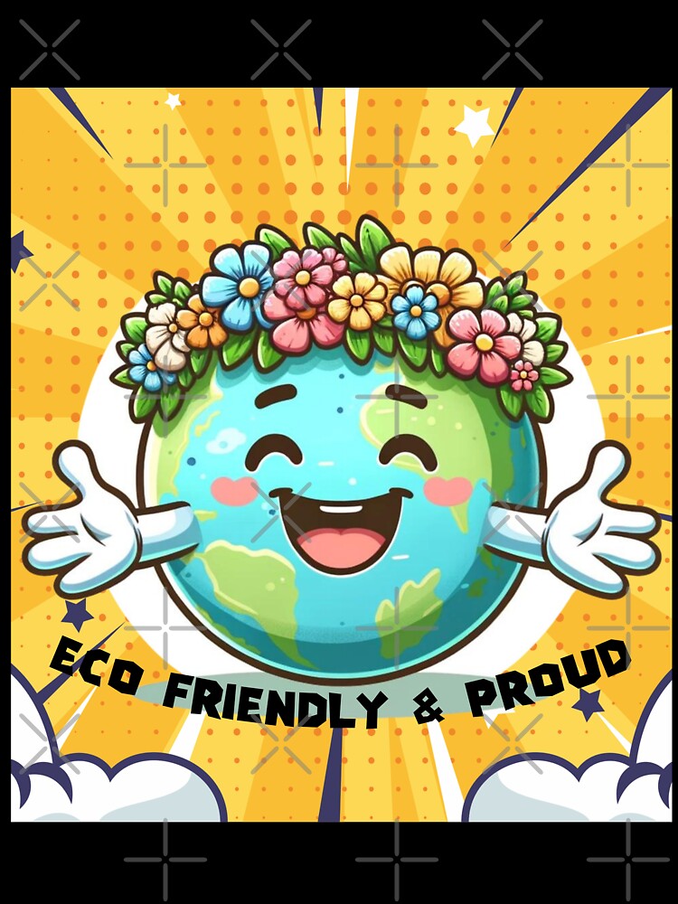 Eco Friendly&Proud - Protect Earth - Be the Change for Our Planet by chanyawee