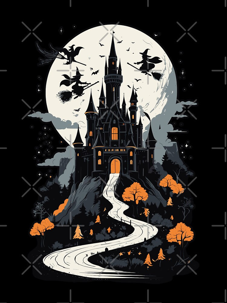 Creepy Haunted Castle Magical Haunted Castle by LuminOrb