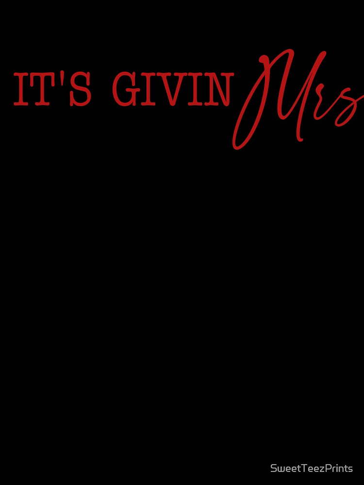 “It’s Givin’ Me.” Minimalist Statement | Bold Trend Graphic Print by SweetTeezPrints