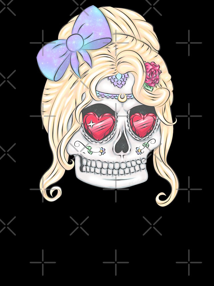 Beautiful Flower Sugar Skull, Day of the Dead by NicholiCosplay