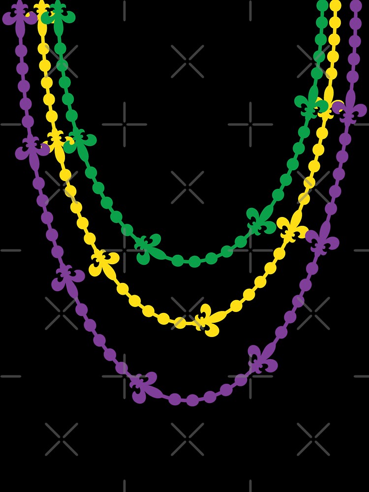 Mardi gras beads by pnkpopcorn