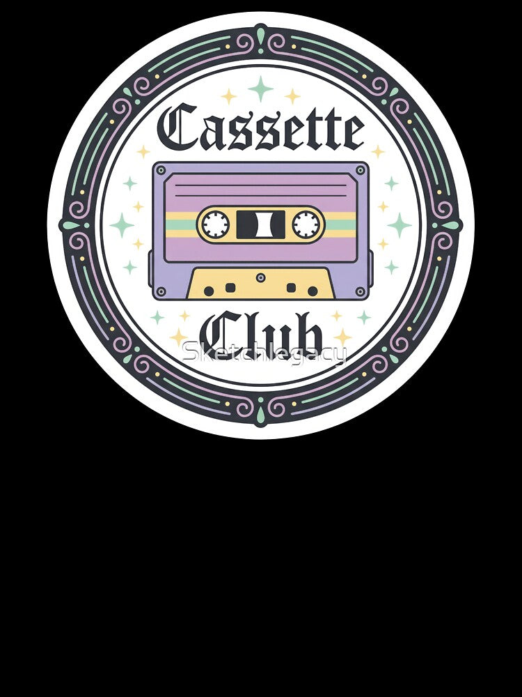Cassette Club Pastel Retro Tape by Sketchlegacy