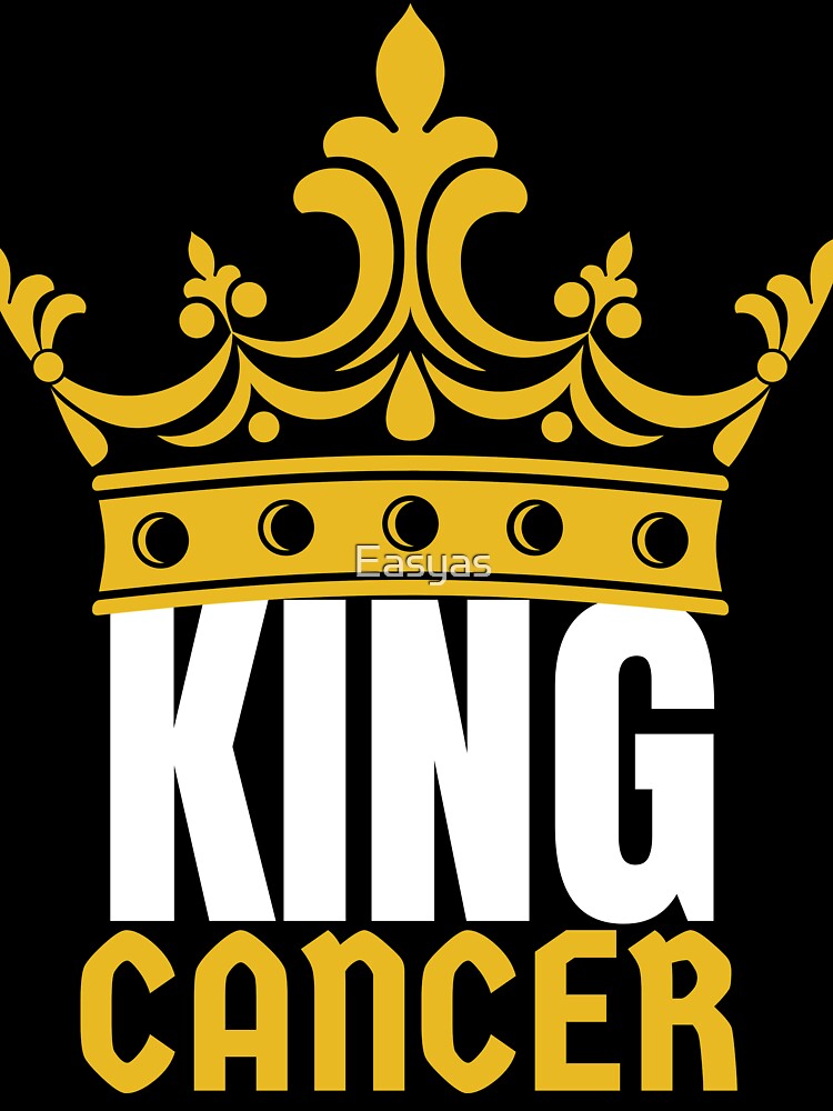 King Cancer Birthday Horoscope Shirt Zodiac Sign Astrology Gift by Easyas