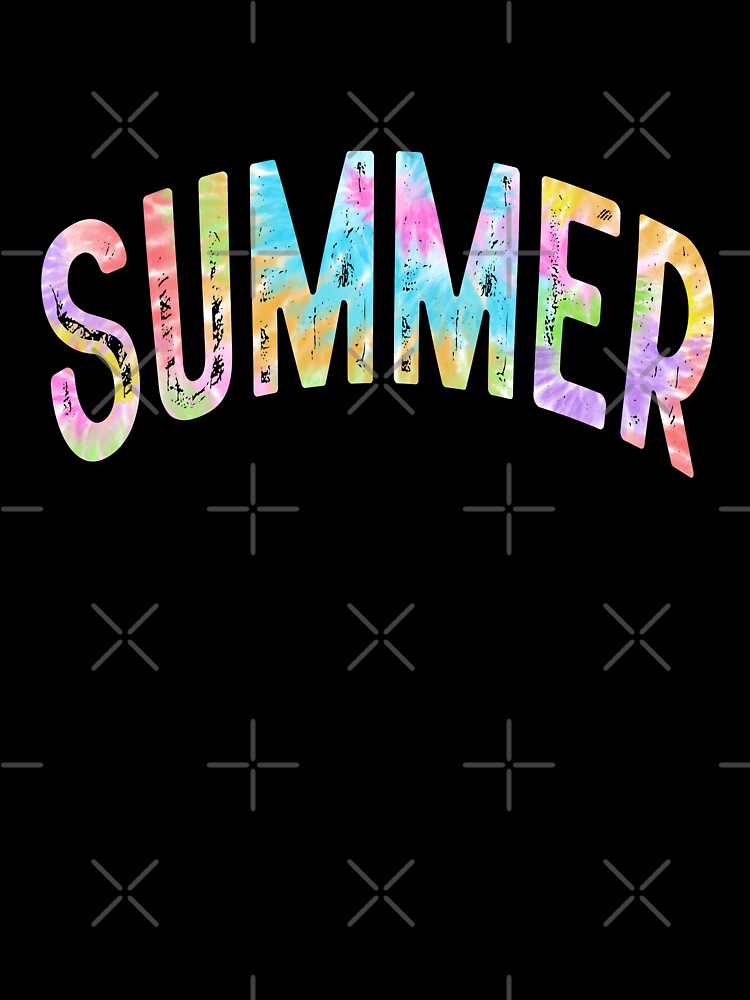 Summer Vibes Varsity Tie Dye by dalypdesign