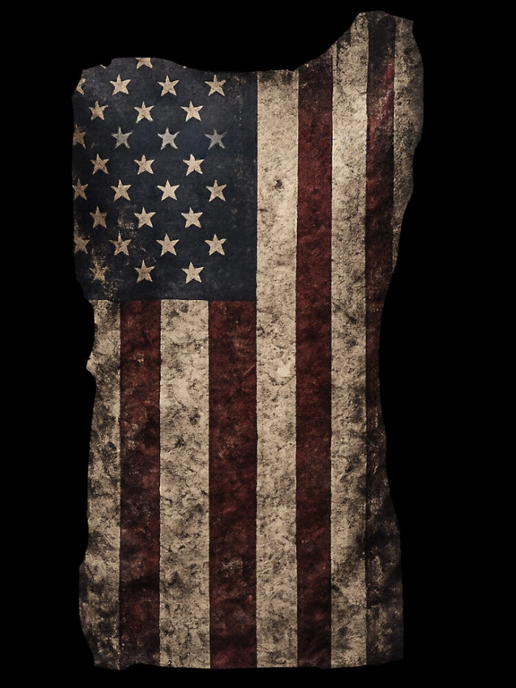 Vintage American Flag Soccer Fan Design by Junior-Design