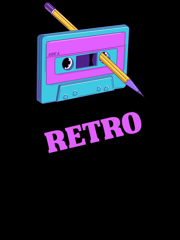 RETRO CASSETTE TAPE by JusTiceT-shirts