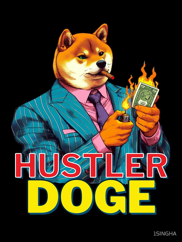 Hustler Doge,Doge coin meme,shiba inu,manga meme,Doge coin by 1SINGHA