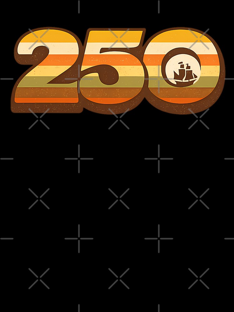 USA 250th Anniversary Retro Sailing Ship by chattsuede