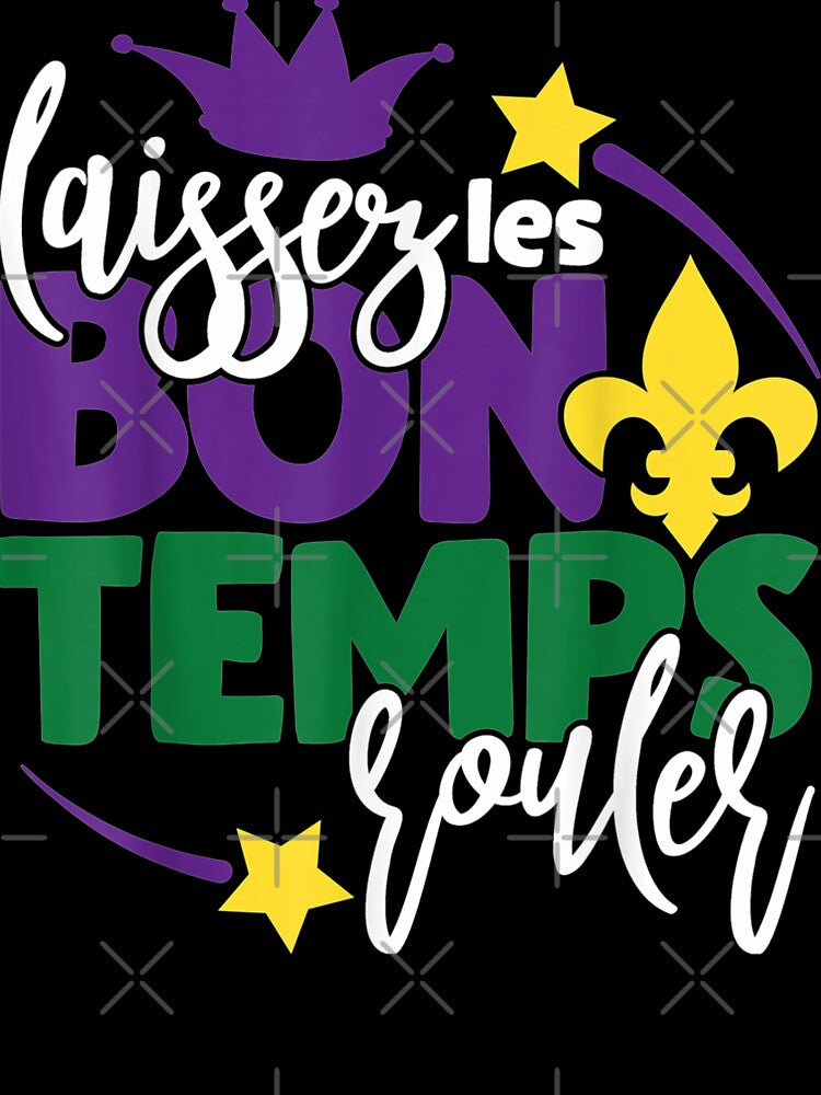 Laissez Les Bons Temps Rouler Mardi Gras Mask Carnival Squad 39 by ALISONABBOTTAU