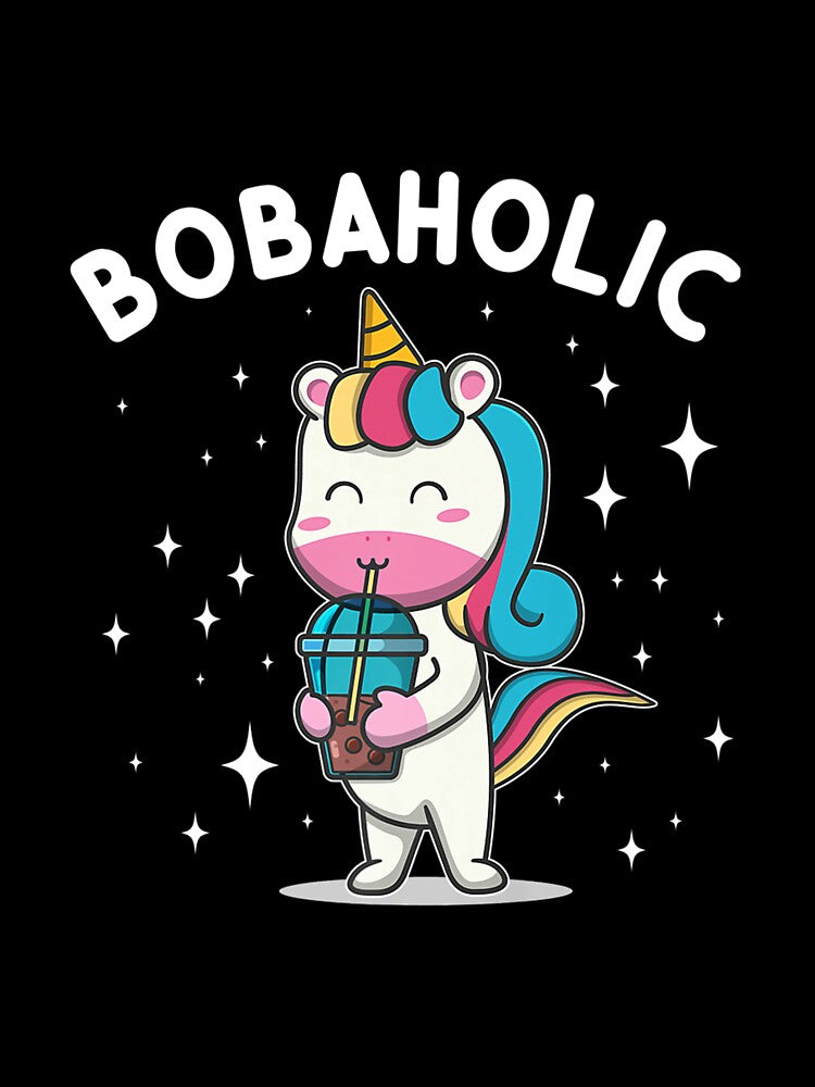 BOBAHOLIC UNICORN KAWAII CUTE BUBBLE MILK BOBA TEA by sobriowslen