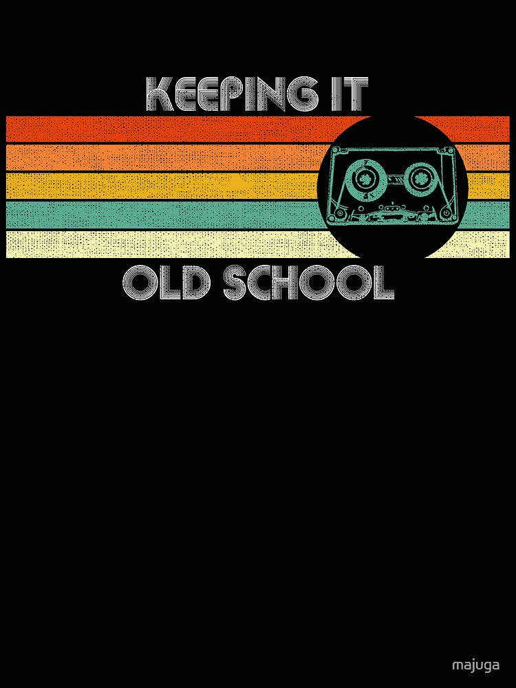 Cassette Tape 80s and 90s Retro Music by majuga
