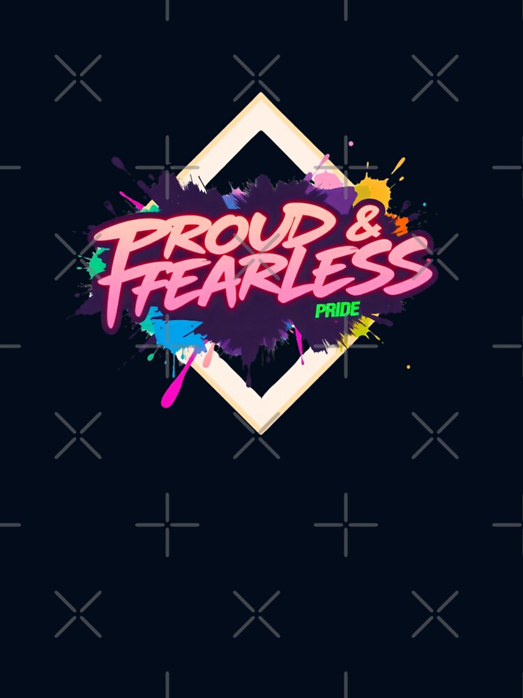 Proud & Fearless – LGBTQ Street Art Aesthetic by PING 999 STUDIO