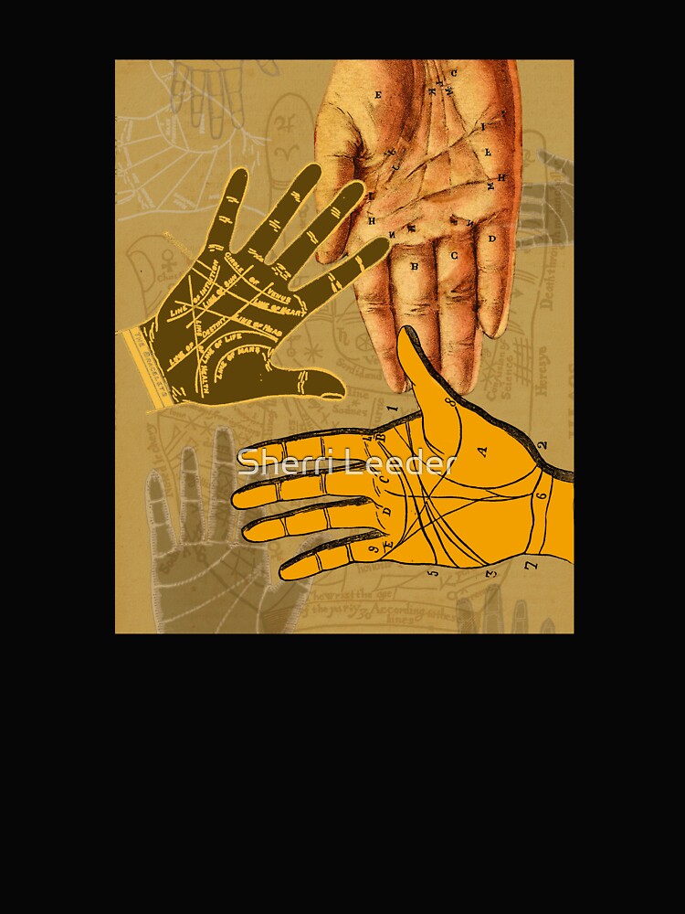 Life Lines Palm Reading Collage by Sherri Leeder