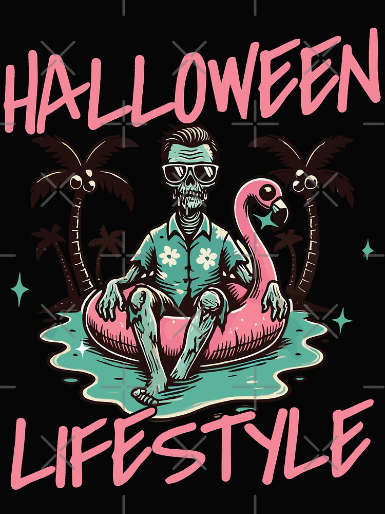 Halloween Lifestyle Cool Zombie Pool Party by LuminOrb