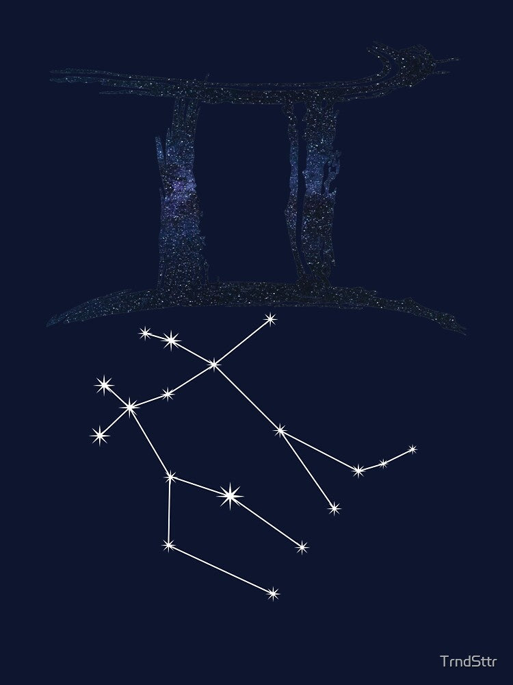 Astrology Gift for Gemini Birthday Born in May or June by TrndSttr
