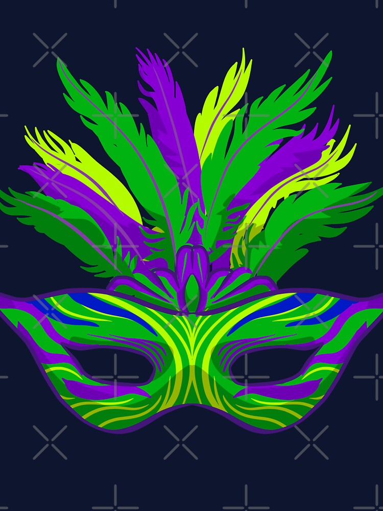 colorful mardi gras mask - costume 006 by Ric Gilar