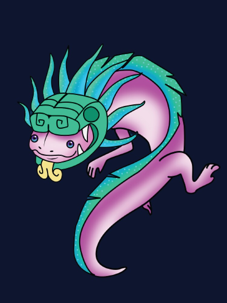 funny cute tiny dragon axolotl by TRIO-STORE