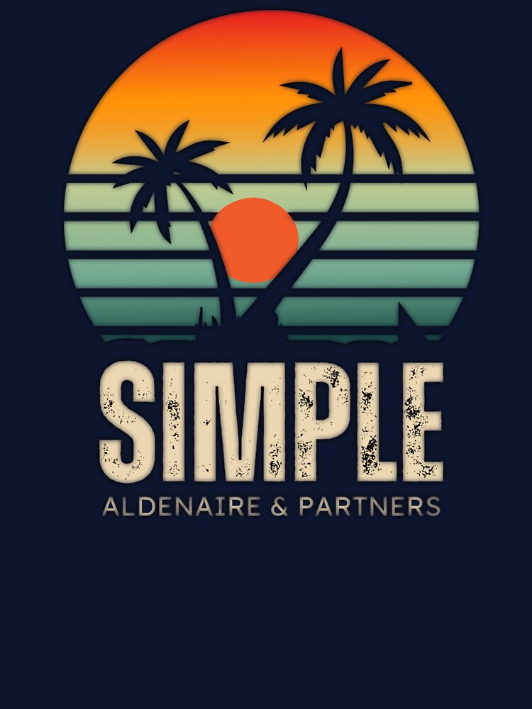 Vintage Sunset Palms Simple Summer Retro by MyWittyThings