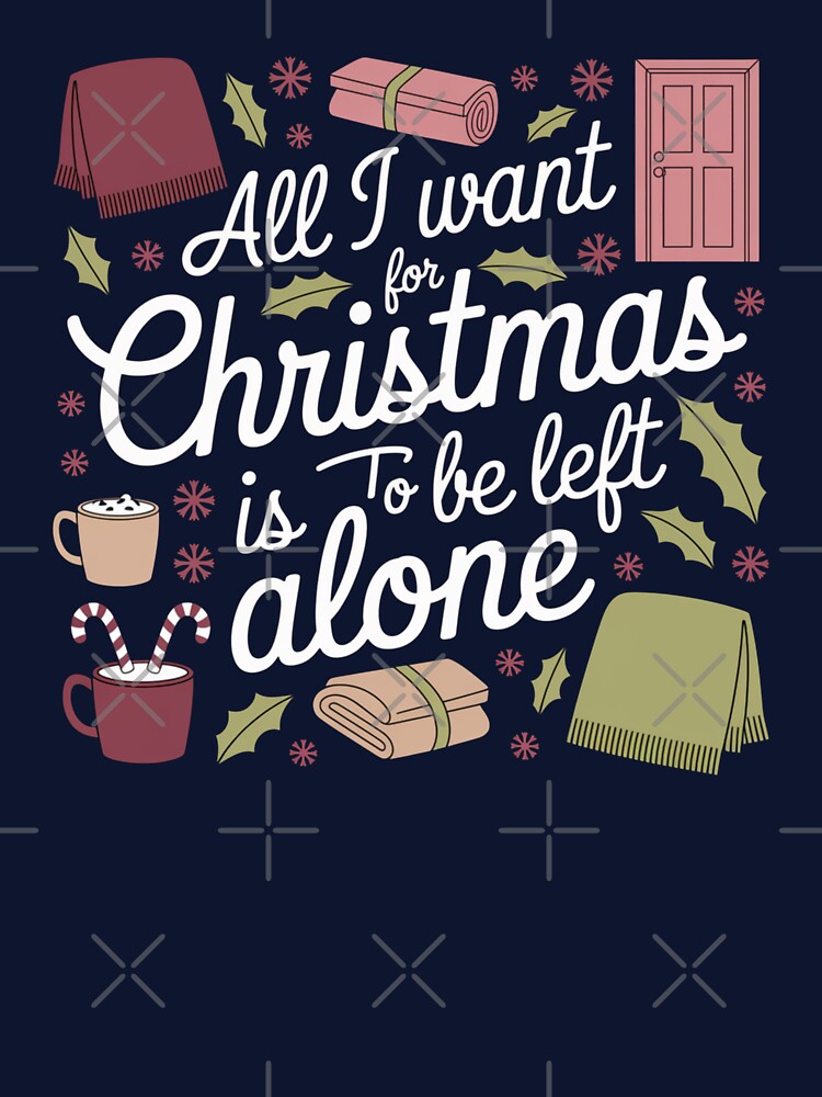 Cozy Christmas Plan Funny Sarcastic Quote by Trendsecne