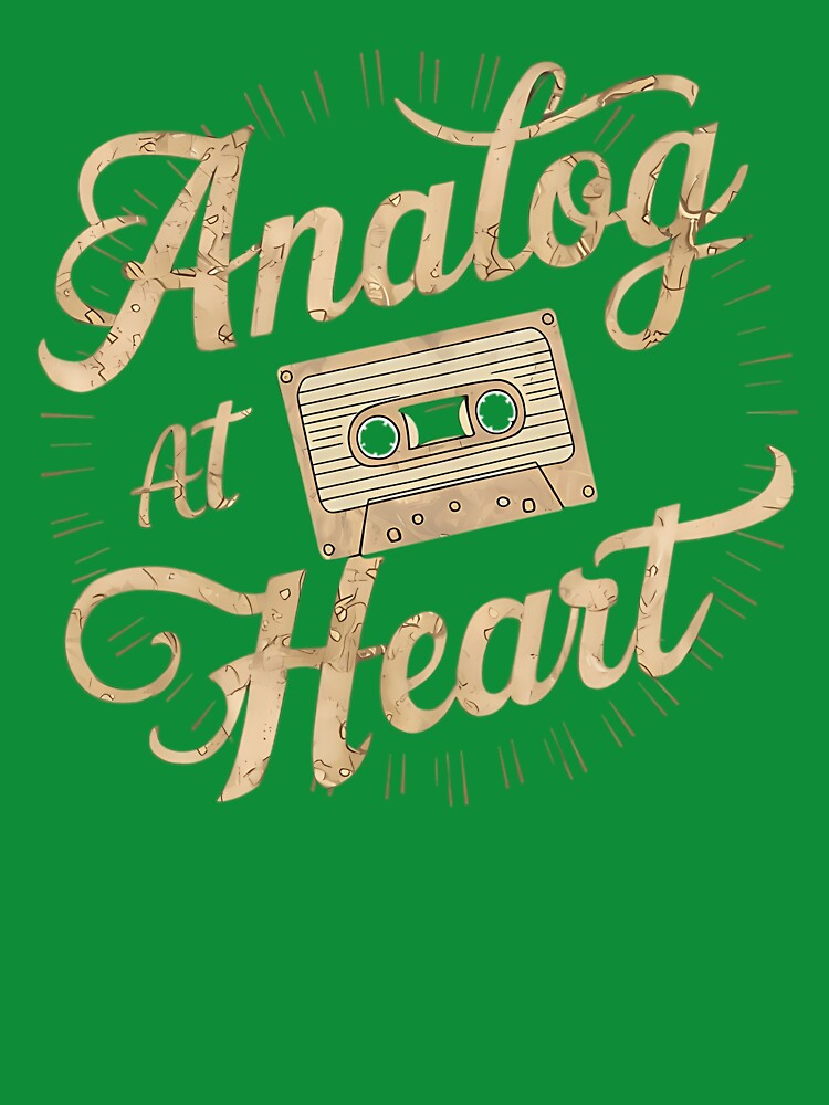 Analog At Heart Cassette Tape 312 by FunkyBirdPrints