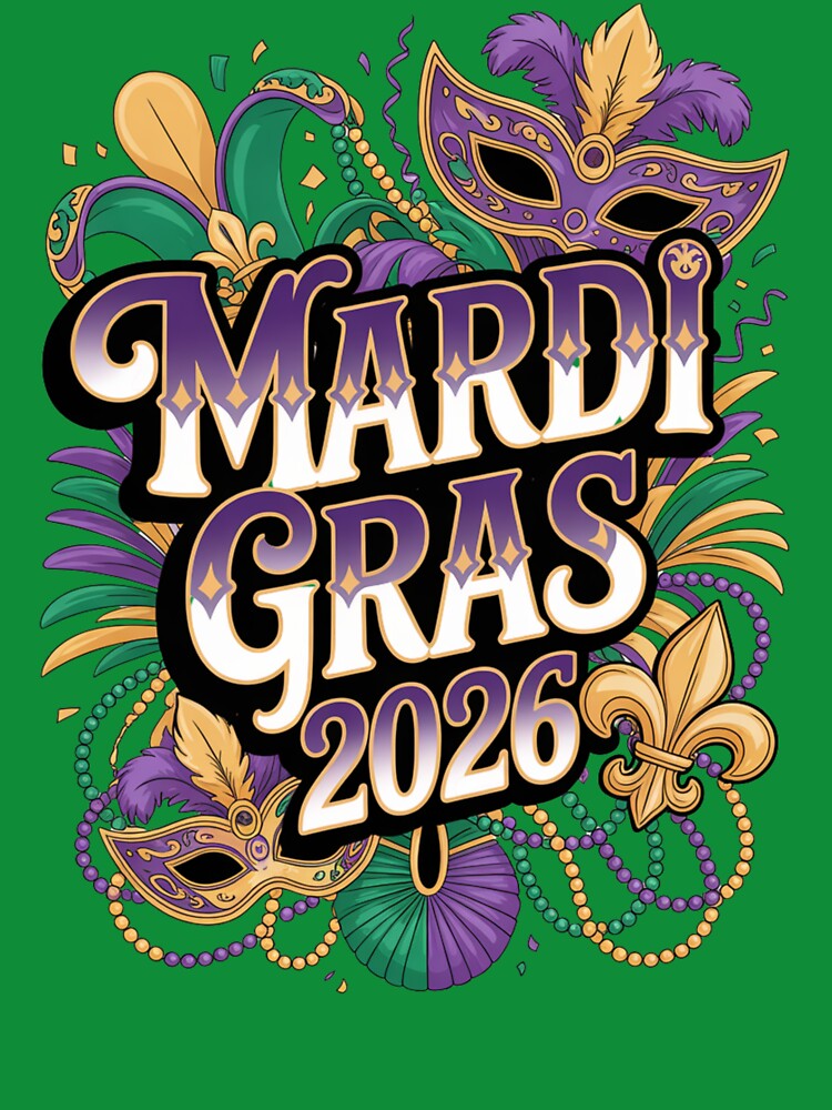 Mardi Gras 2026 Carnival Mask Shirt – New Orleans Fat Tuesday Party Tee by What a cute-Tee