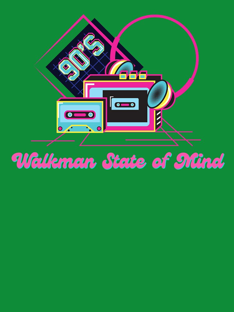 Walkman State of Mind – Retro Music Nostalgia Shirt by RJsTees
