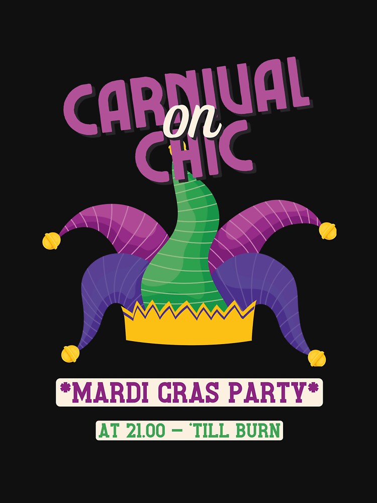 Funny Carnival Chic On mardi Gras Party by MotivaChic
