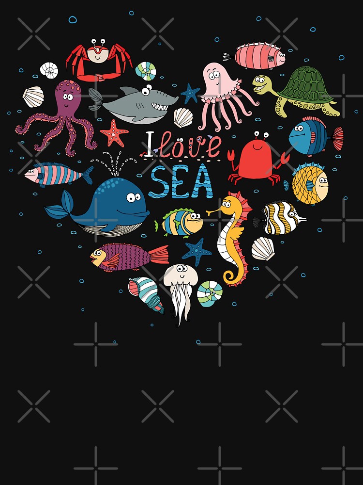 I Love Sea Nautical by Red Fox