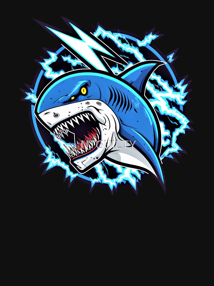 Cartoon Blue Shark by NTGUILTY