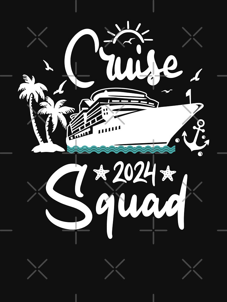 Family Cruise Squad 2024 Matching Family Group Couple Trip by CORJIDOG-ART