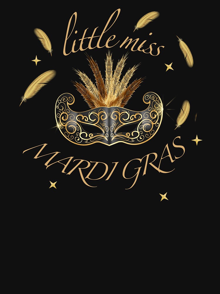 Little miss mardi gras-gold mask by Hight-low-view