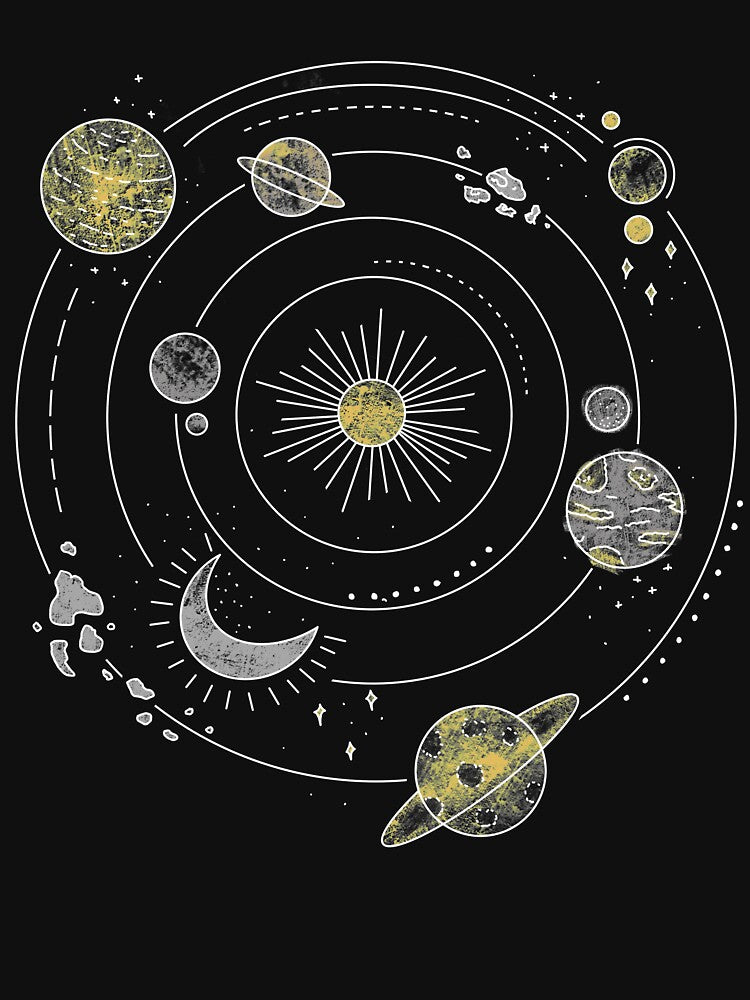 stars, planets, sun, moon by MugDesignStore