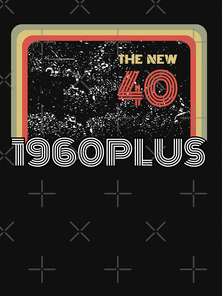 The New 40 — 1960 Plus Vintage Style Birthday by downUnderInk