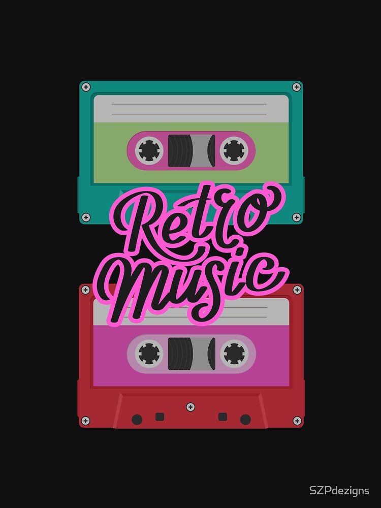 Retro Cassette Tapes Music by SZPdezigns